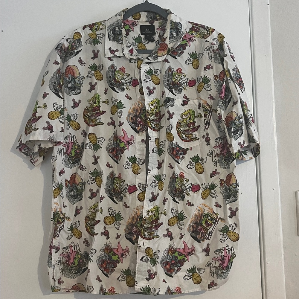 H&M Graphic Relaxed Fit Shirt - Multicolor